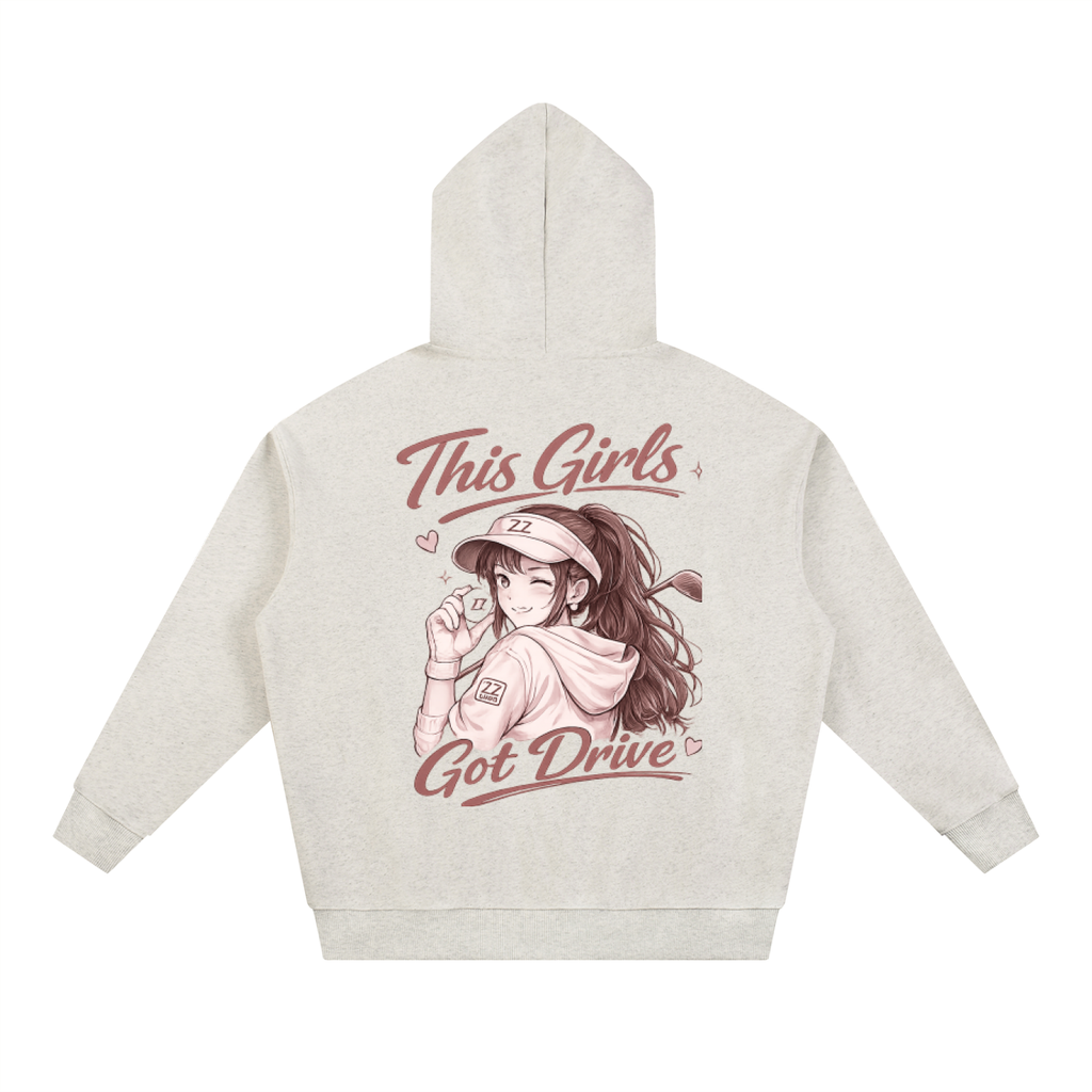 Zero Zen Golf Anchor Hoodie in black — alternate view