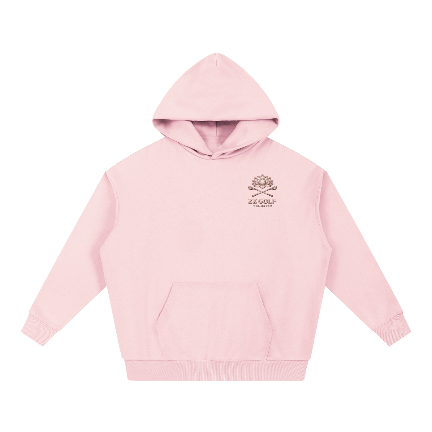 Zero Zen Golf Anchor Hoodie in black — alternate view