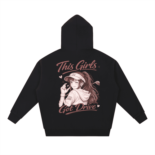 Zero Zen Golf Anchor Hoodie in black — heavyweight golf lifestyle hoodie, featured photo