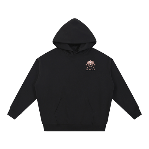 Zero Zen Golf Anchor Hoodie in black — alternate view