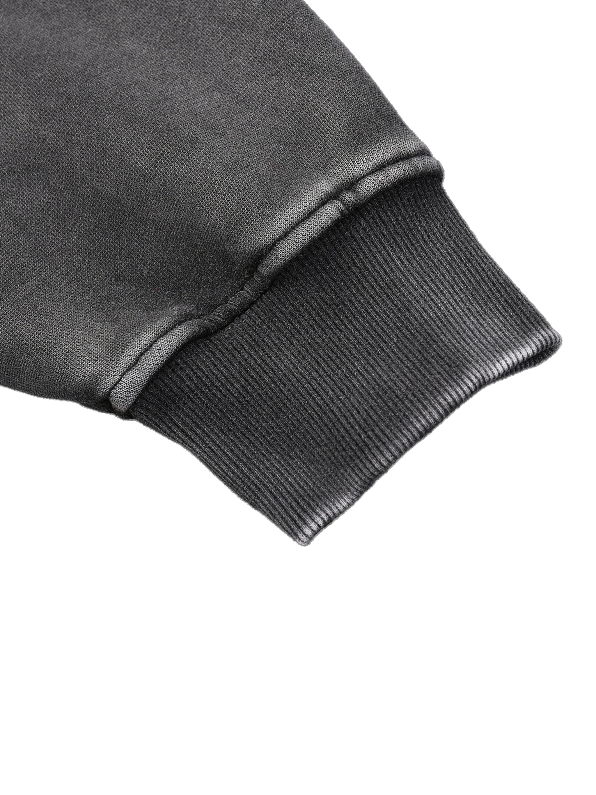 Zero Zen Golf 19th Hole Hoodie in black and apricot — alternate view
