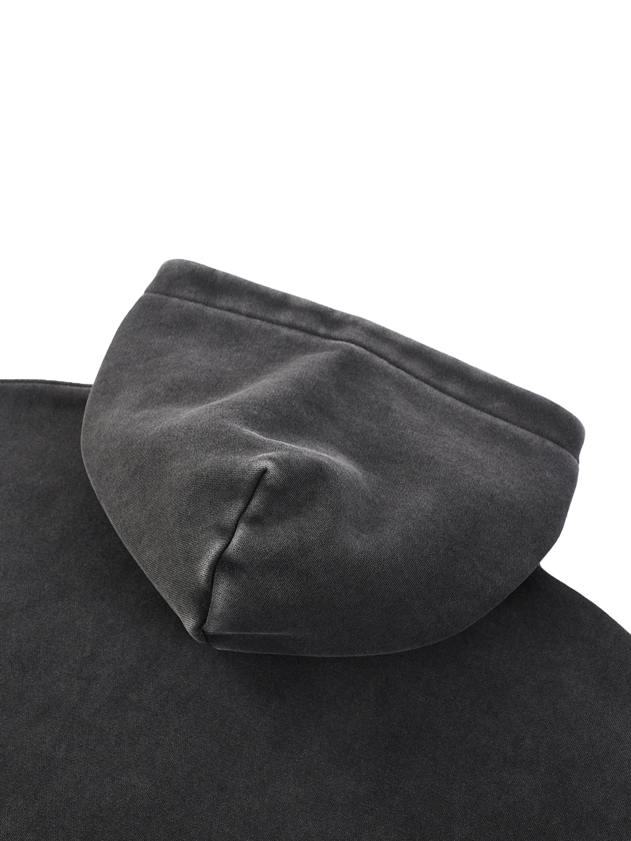 Zero Zen Golf 19th Hole Hoodie in black and apricot — alternate view