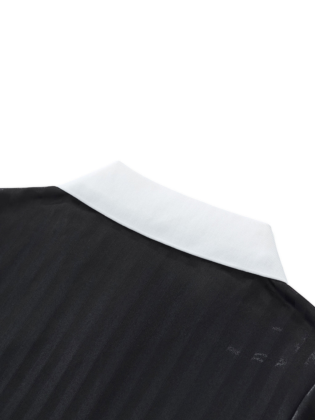 Zero Zen Golf Fairway Crop Jersey in black and white — alternate view