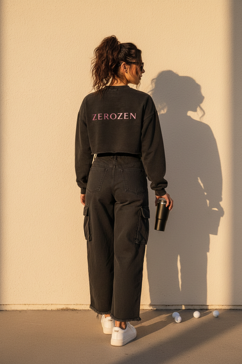 Back Nine Crop Sweatshirt