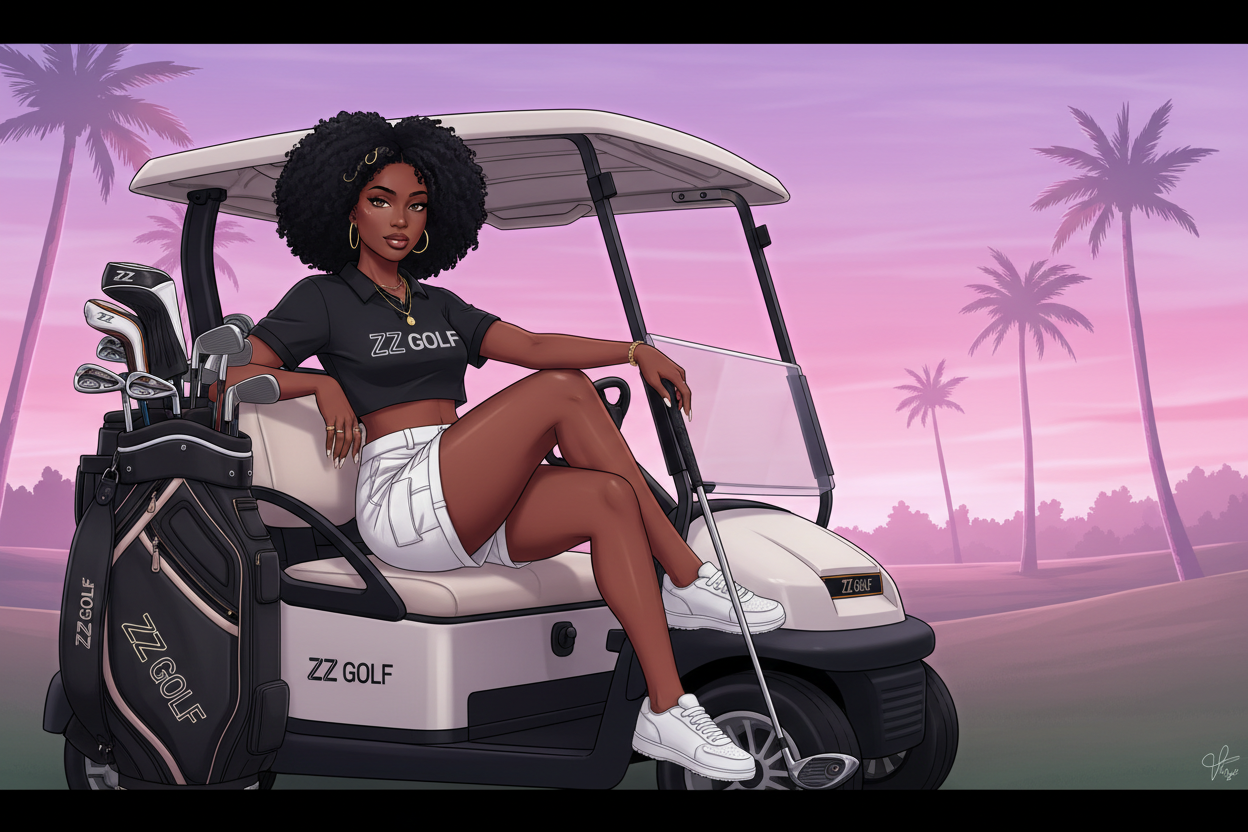 ZZ Golf — Email Signup Hero, CEO Cart